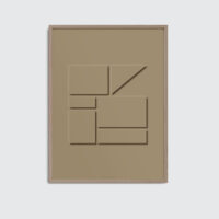 Monochrome 01 art print, in a browncolor