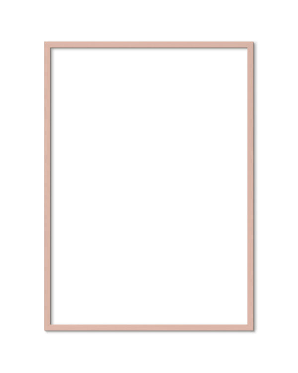 Pink wood frame