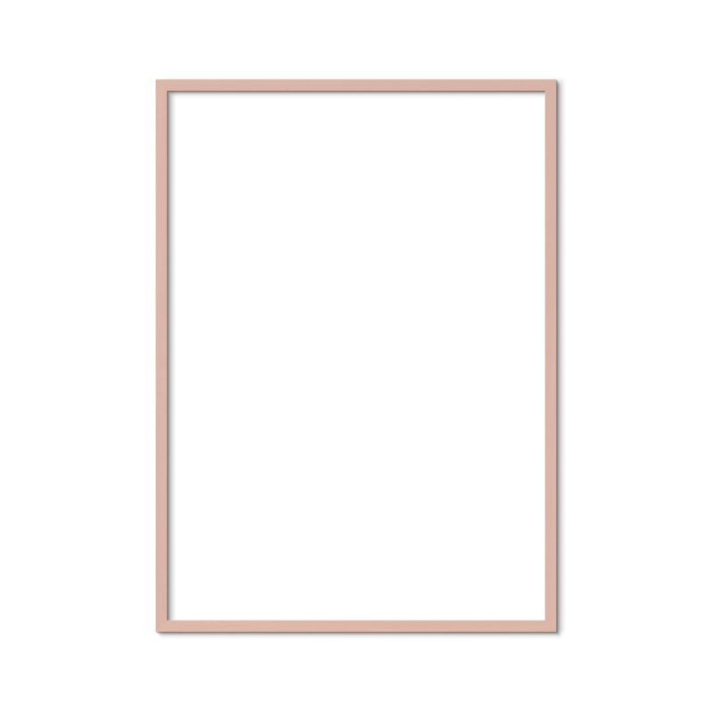 Pink wood frame