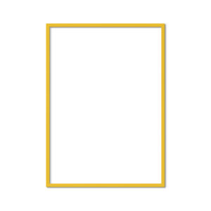 Yellow wood frame