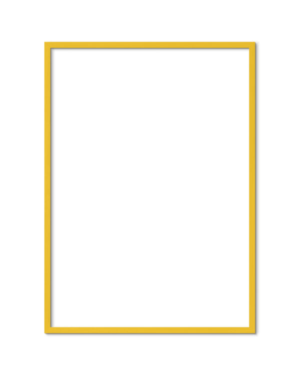 Yellow wood frame