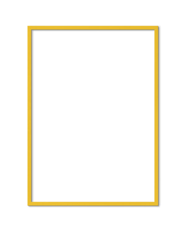 Yellow wood frame