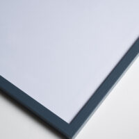 Petrol blue wood frame