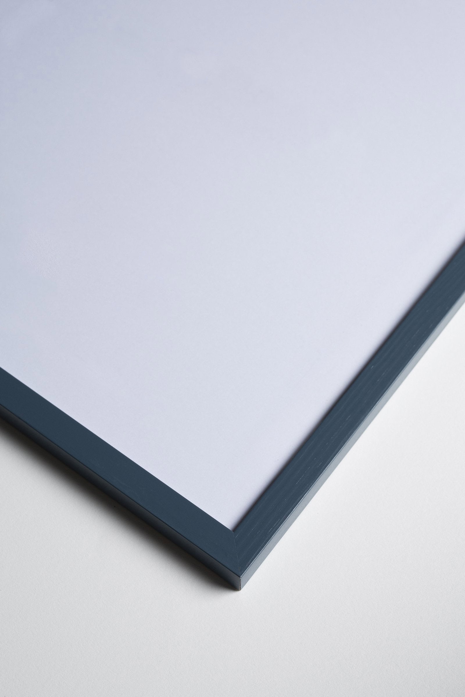 Petrol blue wood frame