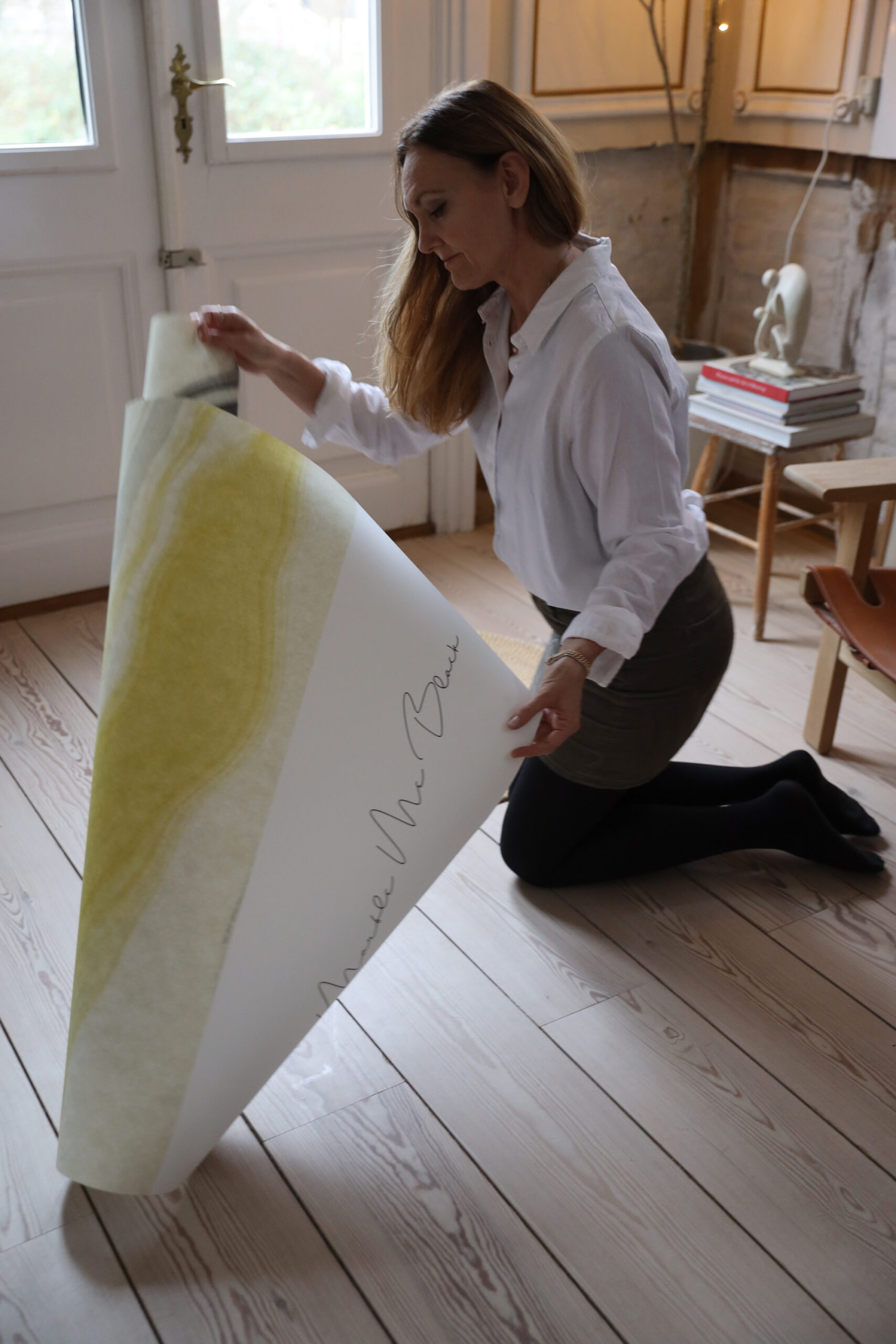 Marble Me Black XL-Print