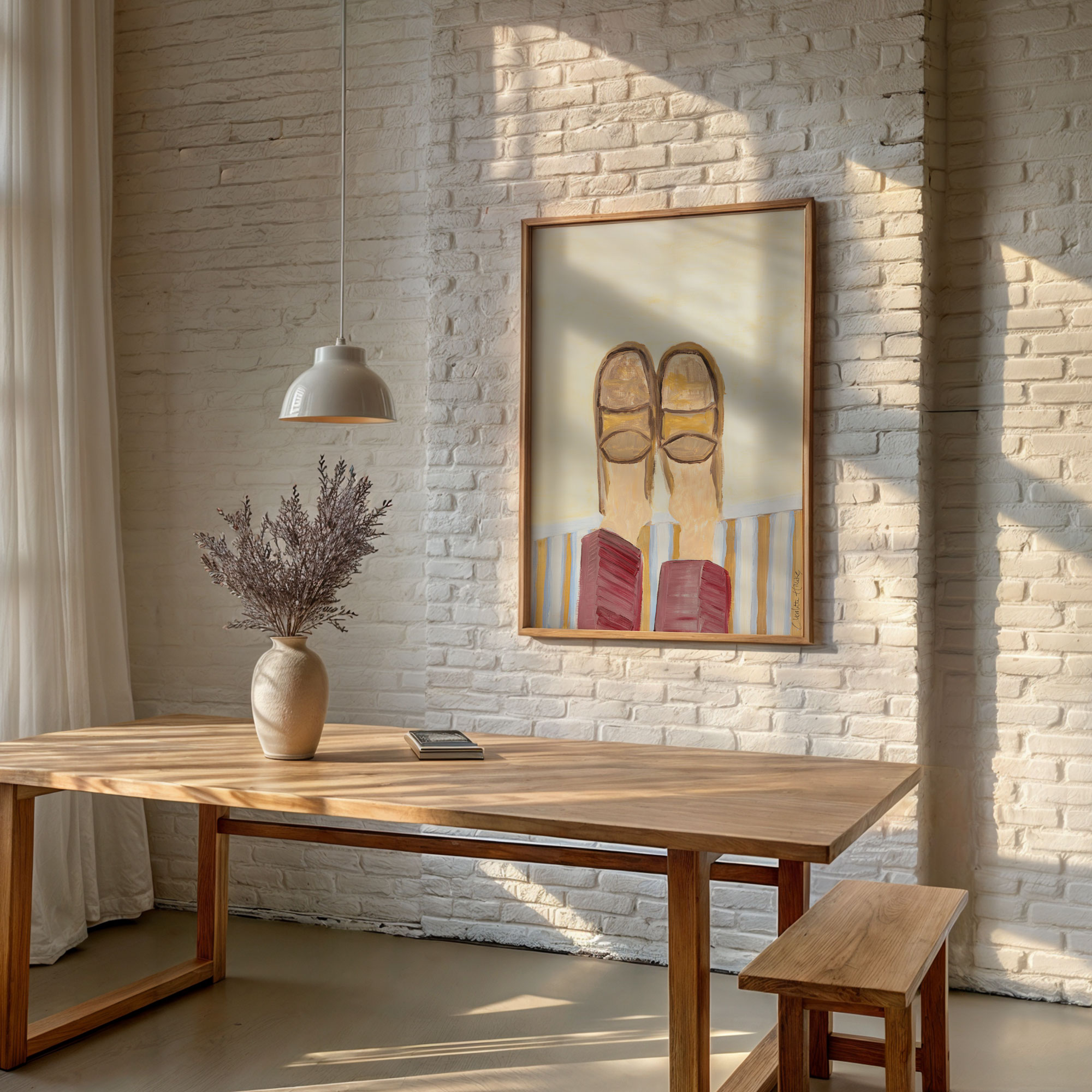 Bens Loafers art print